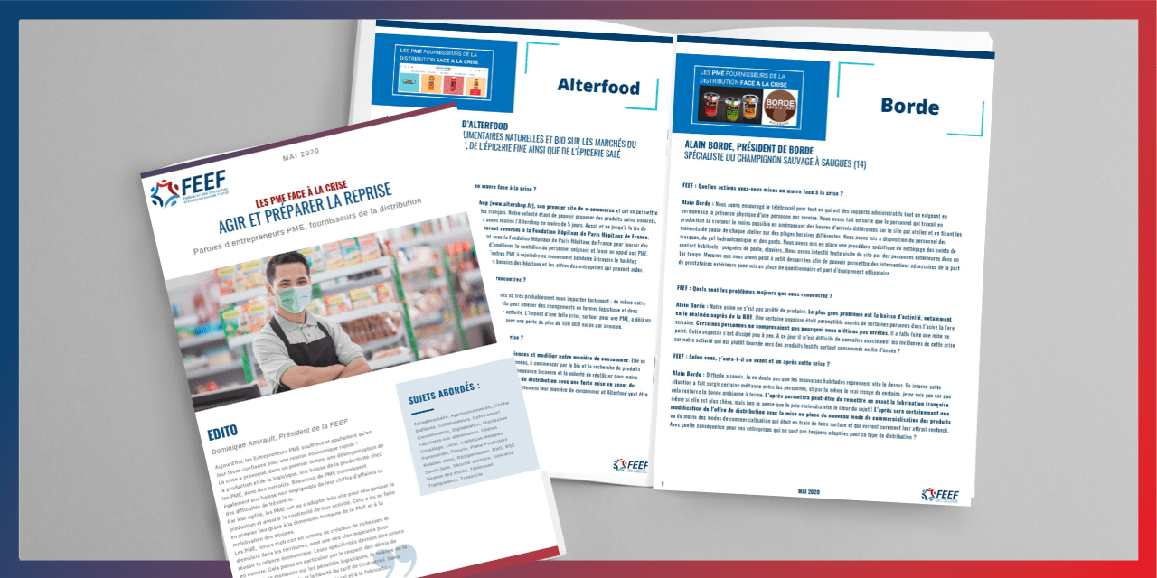 Paroles d’entrepreneurs PME : agir et préparer la reprise