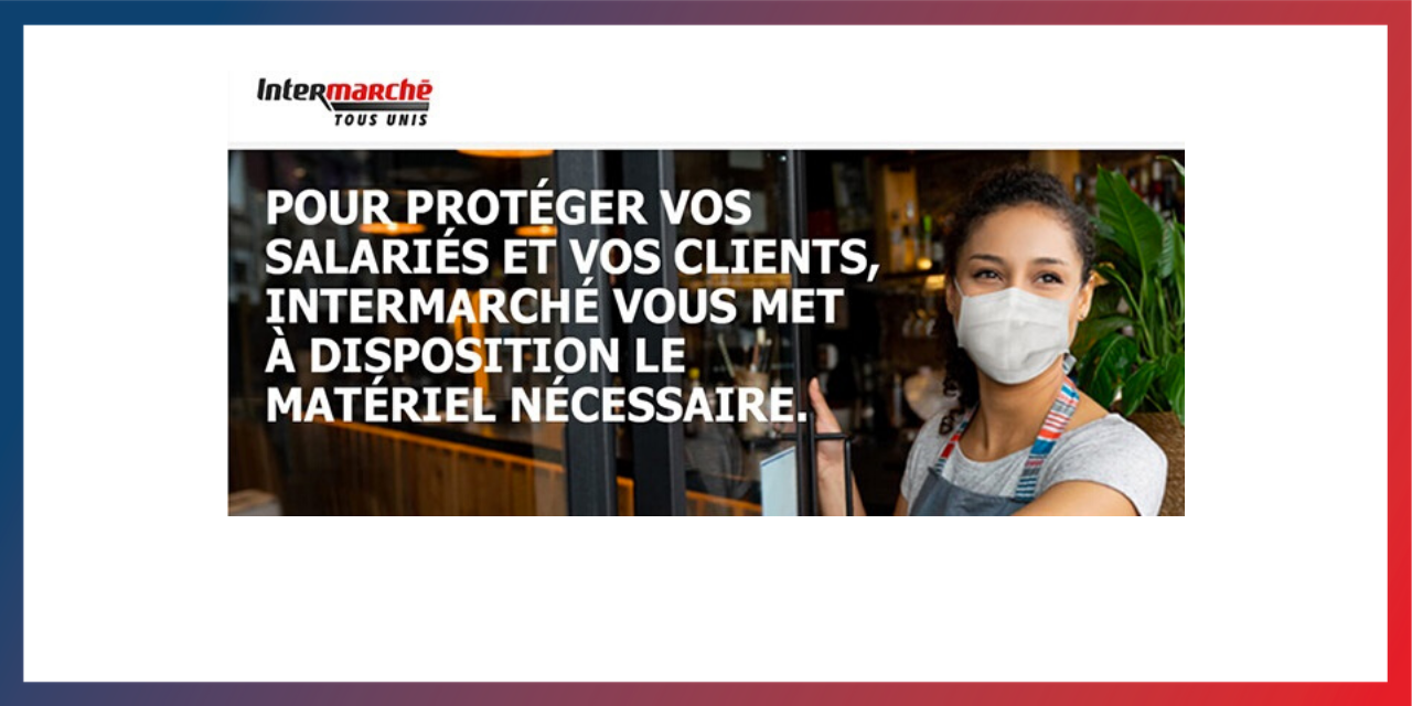 Intermarché lance son site e-commerce BtoB pour la vente de masques